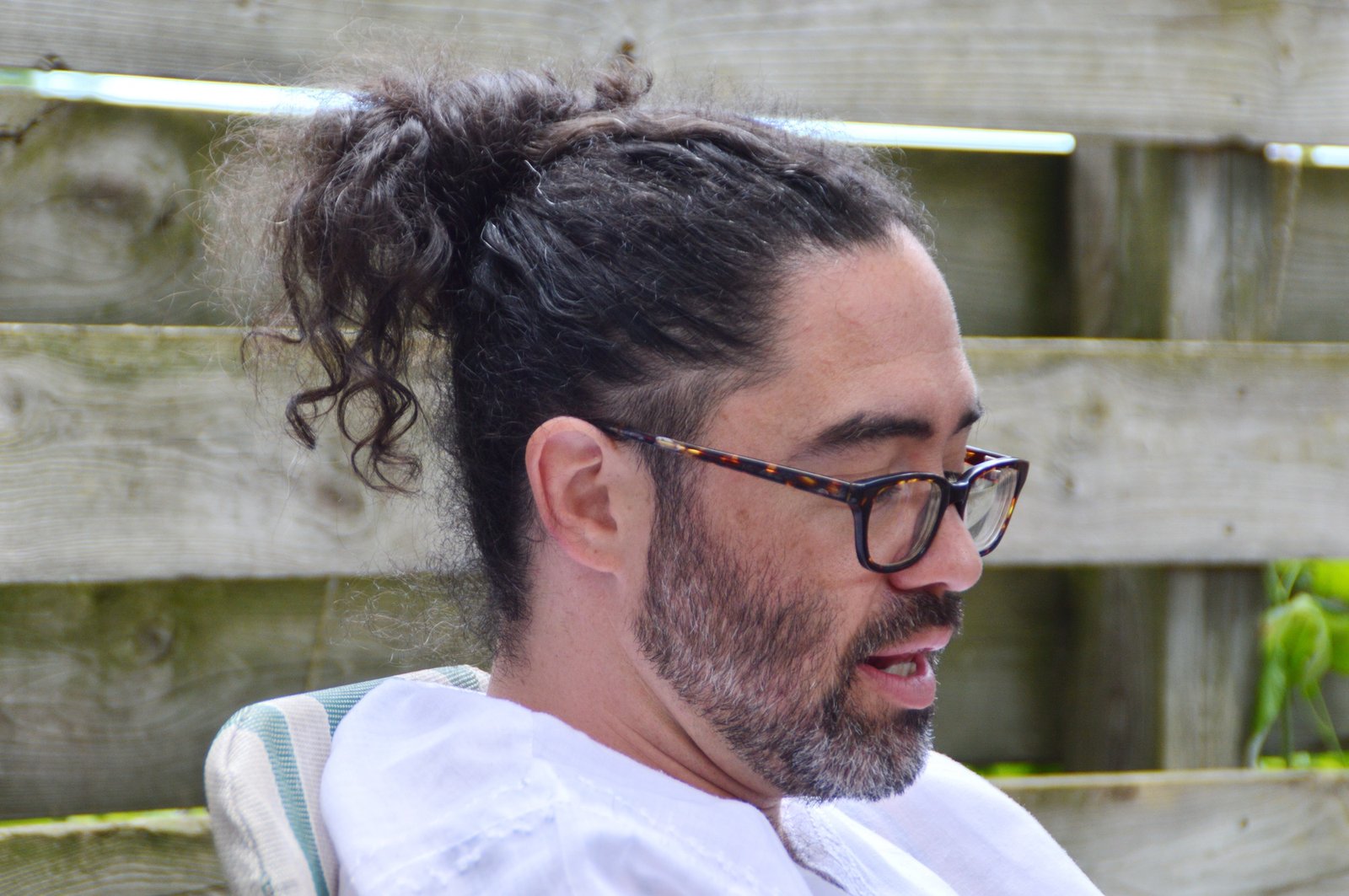Portrait of mature Latino man